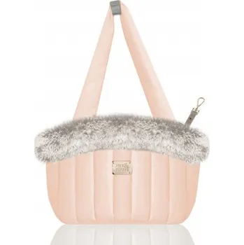 Taška pro psa a kočku Cestovní taška pro psa i kočku Nanouk Milk & Pepper růžová