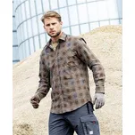 URBAN košile flanelová hnědá Varianta: URBAN košile flanelová hnědá 3XL