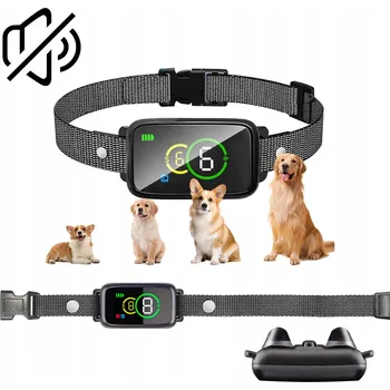 Obojek pro psa ELEKTRONICKÝ OBOJEK PRO PSA PROTI ŠTĚKÁNÍ INTELIGENTNÍ VODOTĚSNÝ IP67