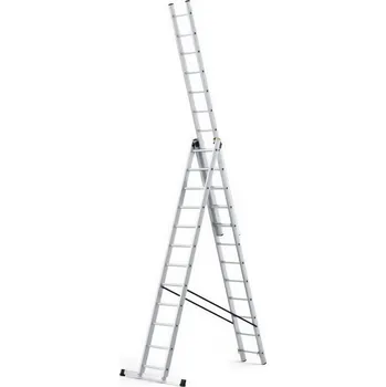 Žebřík žebřík Al 3x12 PROFI trojdílný 12 příček
