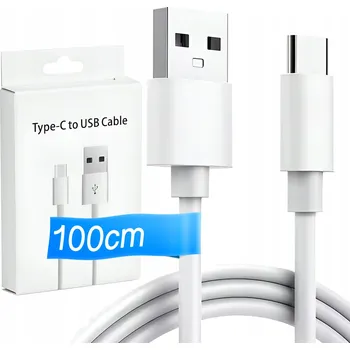Datový kabel Kabel Hello Case USB - USB typ C 1 m bílý