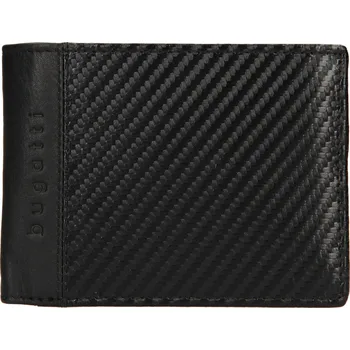 Peněženka Pánská kožená peněženka Bugatti Trevis - černá