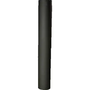 Kouřovod Kouřovod Eurometal 120 mm / 750 mm, tloušťka 1,5 mm, ČERNÝ
