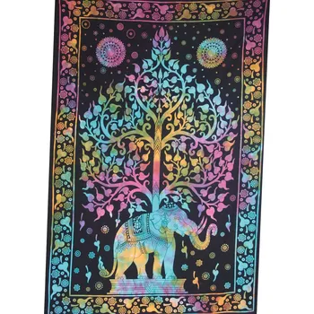 Přehoz na lůžko Bavlněný přehoz na postel Majestátný slon 1, Sittar