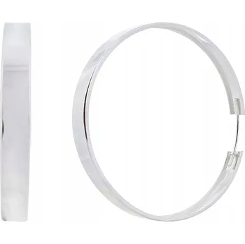 Náušnice STŘÍBRNÉ NÁUŠNICE dámské kruhy kolečka 25