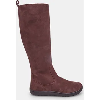 Dámská obuv Baťa dámská barefoot bota z semiše vínové, vel. 39