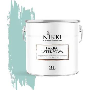 barva na zeď BARVA LATEXOVÁ NA ZEĎ MÍTOVÁ H1553 2L HLUBOKÝ MAT PRO STĚNY A STROPY