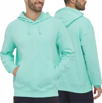 Pánská mikina Pánská Mikina Adidas S Kapucí Přes Hlavu Klokanka Mátová vel. L