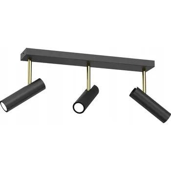 Bodové svítidlo Luminex 4318 bodové svítidlo Axion černo-zlaté, 3xGU10