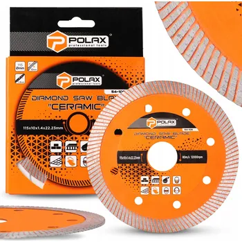 Řezný kotouč Diamantový kotouč na řezání obkladů Ceramic 115x10x1.4x22.23mm Polax