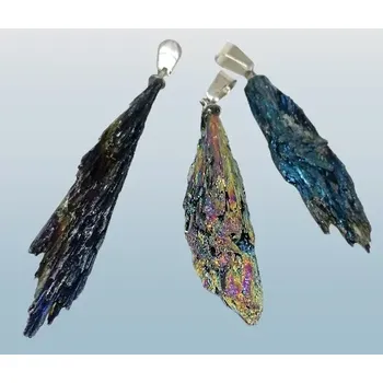 Přívěsek Bismutinit přívěsek – originální šperk z krystalů bismutu