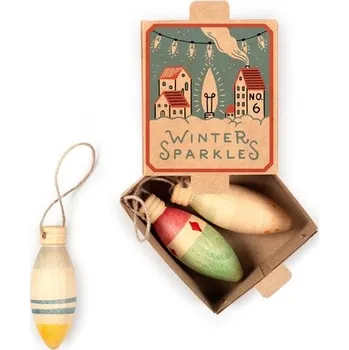 Dřevěná hračka Grapat Winter Sparkles - dřevěná ozdoba
