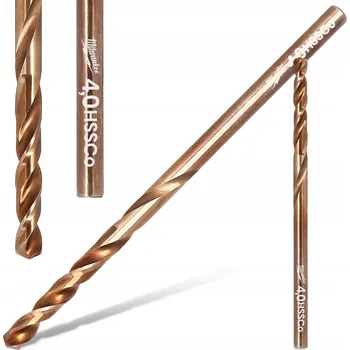 Vrták Vrták z kovu 4 mm MILWAUKEE Kobaltový HSS-G z nerezové oceli LITINA BLACH