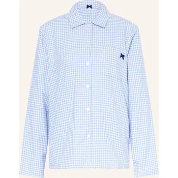 Short Stories Dámské Pyžamové Tričko Z Flanelu, modrá / bílá, 42