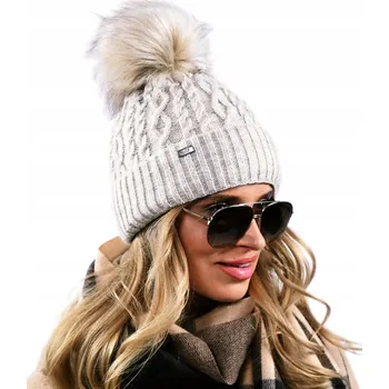 Čepice Alur zimní čepice beanie béžová, univerzální velikost