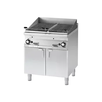 Sporák RM GASTRO Lávový gril plynový dvojitý 2x 38x52 s podestavbou | RM - CW-78G