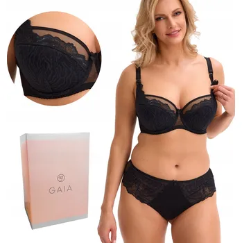 Podprsenka Gaia podprsenka polovyztužená černá velikost 80C