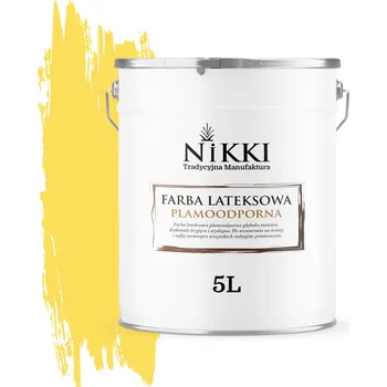 barva na zeď BARVA BARVA ODOLNÁ PROTI SKVRNÁM, ŽLUTÁ, H6872 5L, HLUBOKÁ MATNÁ NA STĚNY