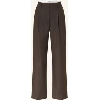 Dámské kalhoty Herskind Dámské Marlene Kalhoty Rupert, tmavě hnědá, 42