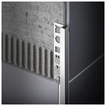 Stavební profil CELOX ukonč. profil hranatý 8mm AL elox stříbrný 2,5m (40-2401)