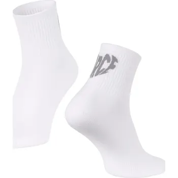 ponožky FORCE IN HEART krátké, bílé L-XL/42-46