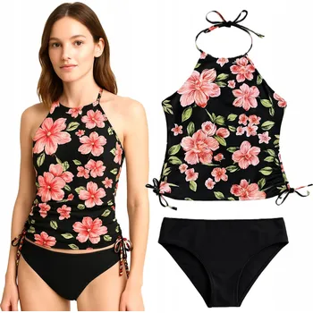 Dámské plavky Plavky TANKINI dvoudílné plážové tričko S S162