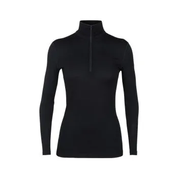Icebreaker Wmns 200 Oasis LS Half zip, Black