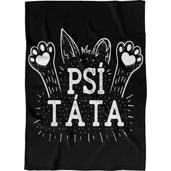 Dětská deka Deka 200 x 140 cm Psí táta - tlapky