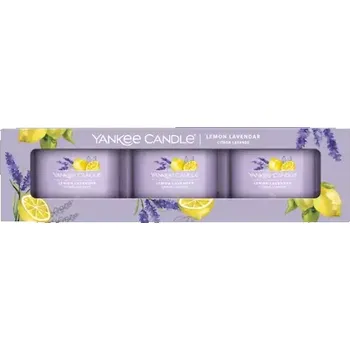 Yankee Candle Sada Votivních Svíček Plněných Ve Skle Praline Birch Lemon Lavender (5038581167404)