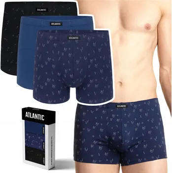 Boxerky Atlantic Spodní Prádlo Boxerky červené, velikost L