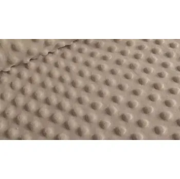 LÁTKA POLAR MINKY S TEČKAMI - CAPPUCCINO