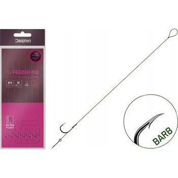 FEEDEROVÝ NÁVAZEC DELPHIN NOLIMIT STING 12cm 15lbs S PROTIHROTEM #6 Sting 7mm 6 Ks