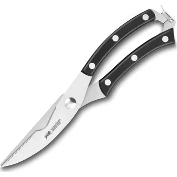 Kuchyňské nůžky Nůžky na drůbež PLUTON 10 cm, nerezové nýty, černá, Lion Sabatier - doprava zdarma od 2999 Kč