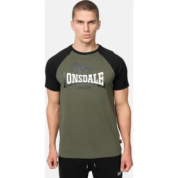 Pánské tričko Pánské tričko Lonsdale Lonsdale kaki 2437767