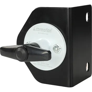 Uzemněný spínač na základně, max 300A, Carmotion