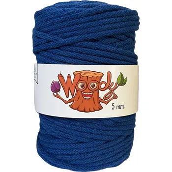 Příze Woody 5 mm/50 metrů - Tmavě modrá