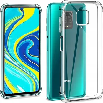 Pouzdro na mobilní telefon Obrněný Pouzdro pro Xiaomi Redmi Note 9 [A-shock, zesílený] + Sklo