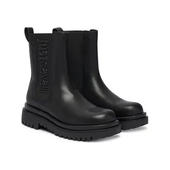 Dámská zimní obuv Just Cavalli Kotníková obuv s elastickým prvkem 79RA3S96 ZSD74 Černá 37