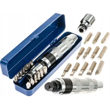 Šroubovák ŠROUBOVÁK S VYKRUCOVÁKEM A PŘÍKLEPOVOU FUNKCÍ + 13 BITŮ