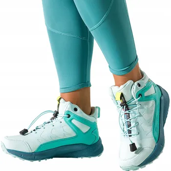 Dámská treková obuv Světle modré dámské TREKOVÉ boty SPORTOVNÍ Pohodlné VODĚODOLNÉ vel. 36