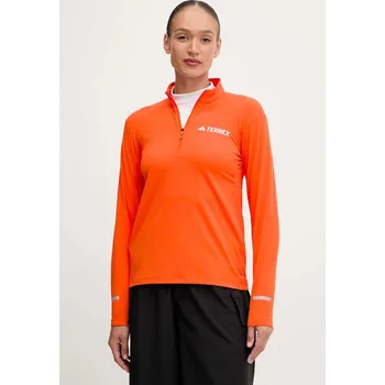Sportovní tričko s dlouhým rukávem adidas TERREX X-Country JD3943 oranžová 22X, vel. XS