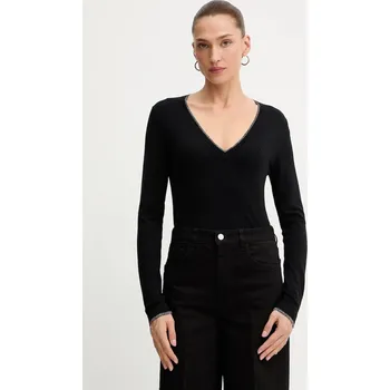 Dámský svetr Svetr Liu Jo dámský, černá barva, MF5227 MS49I MF5227.MS49I 99X, vel. M
