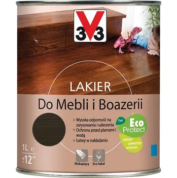 Lak na dřevo Lak na dřevo V33 hnědý 1l