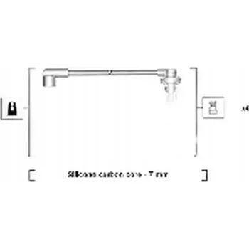Alternátor Sada zapalovacích kabelů Magneti Marelli 941315050892