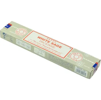 Čajovna Vonné tyčinky Satya White Sage Balení 12 krabiček za cenu 10