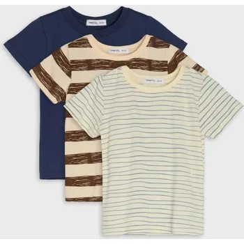 Sinsay - Trička 3 kusy - béžová - 829EM-08X - 829EM-08X-98