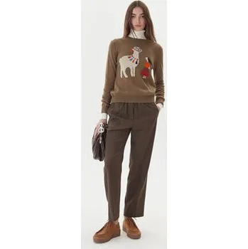 Dámské oblečení Weekend Max Mara Svetr Nitra 2525366292 Hnědá Regular Fit M