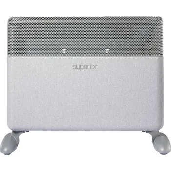 PC ventilátor Sygonix SY-6770692 topení 15 m² šedá