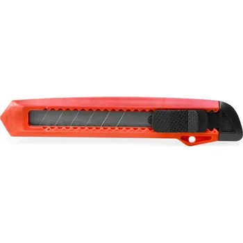 Pracovní nůž Tapeciak nůž nůž na řezání tapet, čalounické odlamovací čepele, červený