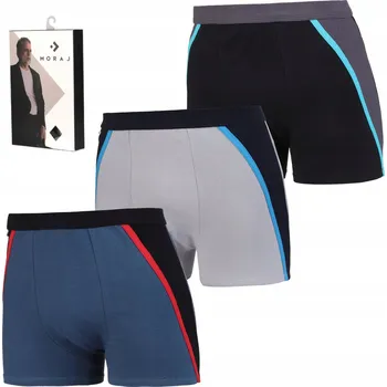 Pánské oblečení PÁNSKÉ BOXERKY Klasické Přiléhavé Slipy Bavlněné 3-BALENÍ MORAJ 4XL